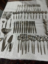 posate wmf stoccarda,cromargan usate 80 pezzi edizione anni 90