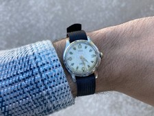 Orologio meccanico uomo Hirco epoca ww2 vintage FUNZIONA BENE anni 40 militare svizzero