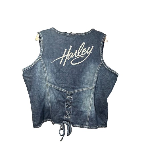 Harley davidson denim gilet - harley-davidson,