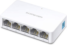 Tp-Link  MS105 Switch Ethernet 5 Porte 10/100Mbps, Sdoppiatore Ethernet, Switch 