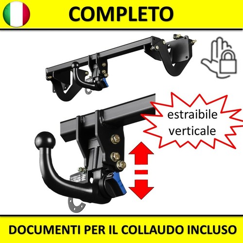 Gancio traino estraibile - di,