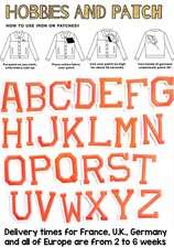 patch lettere alfabeto