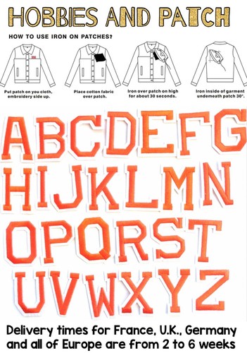 Patch lettere alfabeto - lettere,