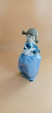 Fanciulla con cane Nao Lladro' 19x10x8cm