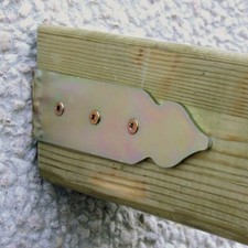 Staffa inclinata a 15° per