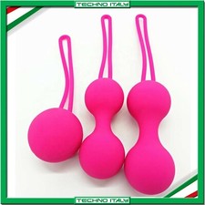✅ 3X PALLINE VAGINALI GEISHA STIMOLATORE CLITORIDE SFERE KEGEL BALL ANALI J063 ✅