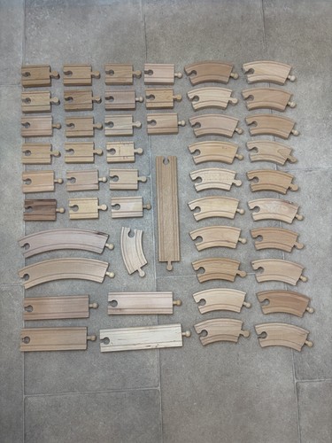 Pista treno legno pezzi - legno,