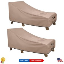 Confezione da 2 Copri Chaise Lounge Durevoli da Esterno - Protezione Completa per una Vita Elegante
