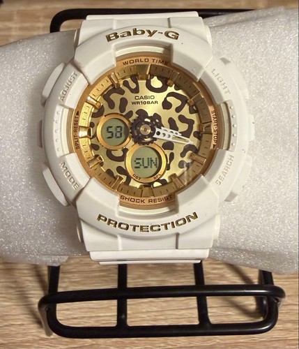 Orologio leopardato bianco