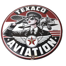 Insegna vintage texaco benzina - texaco,