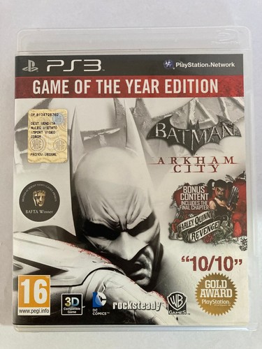 Batman arkham city goty ps3 - city,