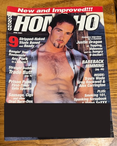 Vintage honcho magazine june - vintage,