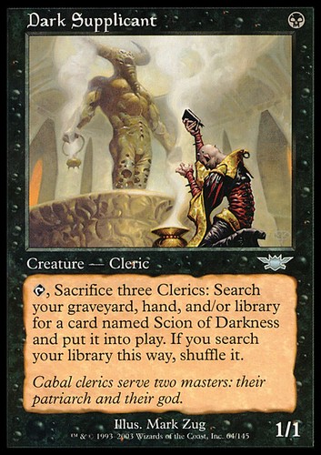 Mtg dark supplicant italian - dark,