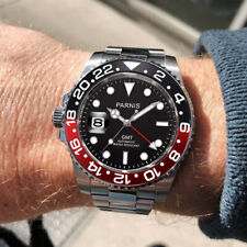 PARNIS Vetro Zaffiro 40mm Uomo