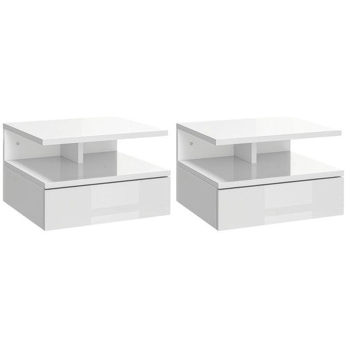 Homcom set comodini - homcom, 2