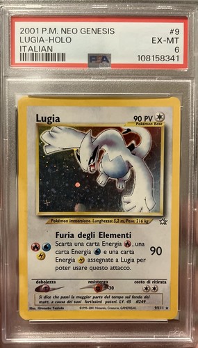 Pokemon psa lugia holo - 6,