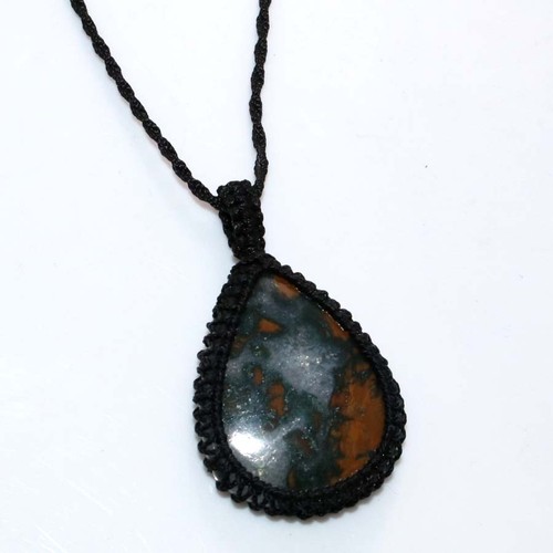 Collana filo macramè macramè