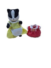 Sylvanian family 1989 Underwood statuina tasso adulto 3” con vestiti 