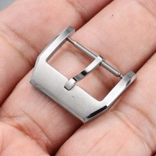 Fibbia per orologio in acciaio inox massiccio 316L di qualità chiusura 18 mm adatta a IWC