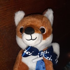 PELUCHE VOLPE  GADGET  BACI PERUGINA H. 21 Cm.