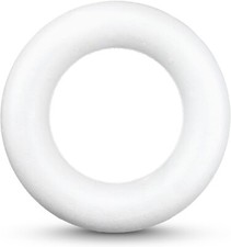 5 Cerchi polistirolo Bianco