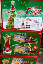 Christmas Tree Tip Santa Sled