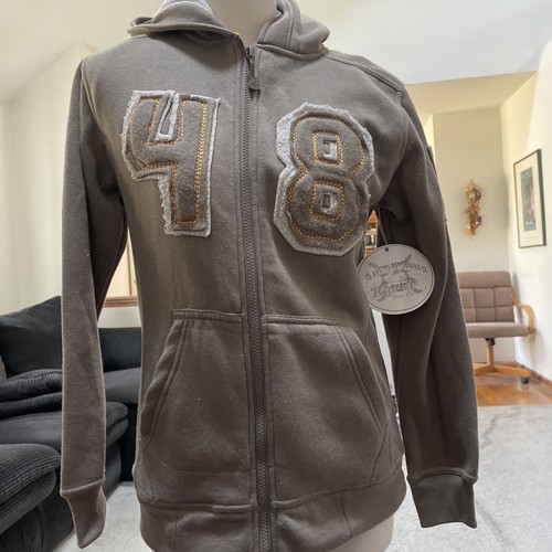 Felpa con cappuccio zip - e,