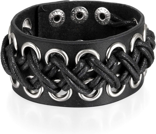 Bracciale uomo pelle cuoio - in,
