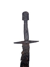 antica sciabola tartara mongola ottomana originale XII-XV secolo cavaliere vichingo