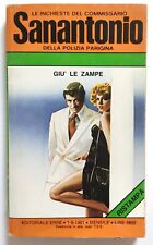 Libro Giu' Le Zampe Inchieste Commissario Sanantonio Editoriale Erre 1981 (L106