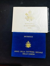 CITTA DEL VATICANO - 1000 e 500 LIRE ARGENTO 