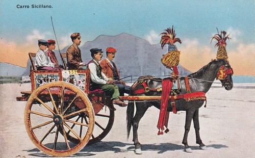 Cartolina postale carro - postale,