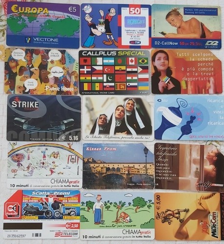 Carte telefoniche miste - telefoniche,