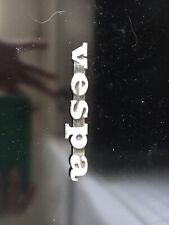 TARGHETTA ANTERIORE SCRITTA SCUDO STEMMA VESPA PK 50 80 100 125 S SS PRIMA SERIE