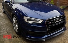 Kit corpo splitter spoiler labbro anteriore 8V Audi A3 / S3 S-Line 2013-2016 di HT Autos