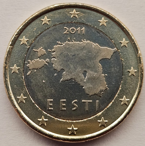 Moneta euro estonia 2011 - 1,