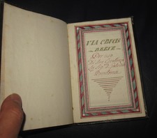 1860 circa Manoscritto - Via Crucis breve Gesù Legatura cattedrale Acquerelli