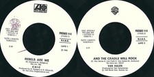 DISCO 45 GIRI   CHIC / VAN HALEN ‎– REBELS ARE WE // AND THE CRADLE WILL ROCK
