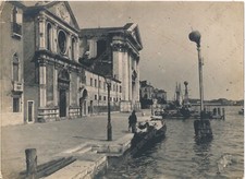 VENEZIA Laguna veneta gondole al molo briccola bricole Fotografia
