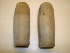 Manopole "A bombetta" per biciclette epoca, osso, rare