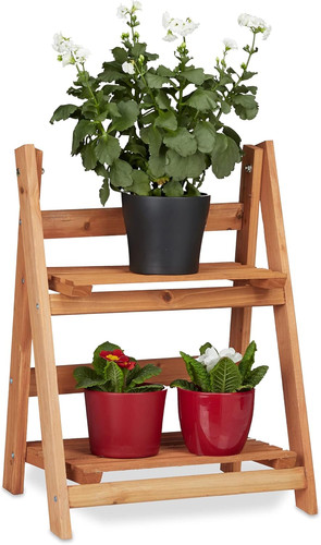 Fioriera scaletta legno - a,