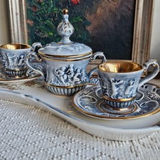 Capodimonte Porcellana Servizio Tet A Tet