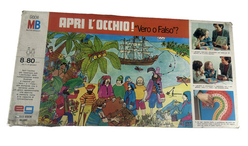 Apri occhio vero falso - l'occhio!, falso?"