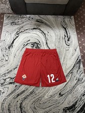 Pantaloncini Calcio Fiorentina Match Worn Sofyan Amrabat #12 Rosso 4° Edizione Giocatore XL