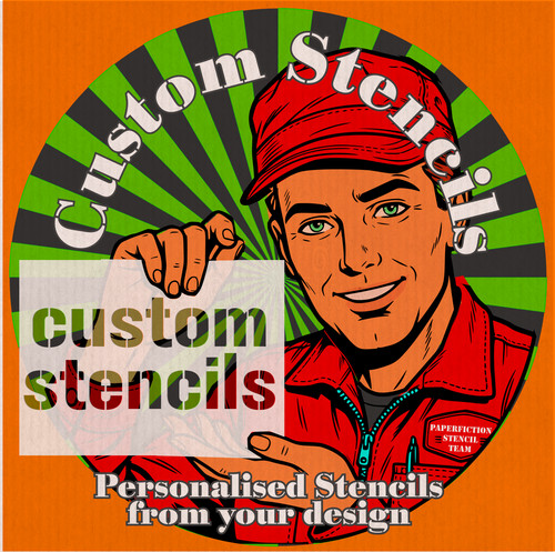 Stencil personalizzato design - stencil,