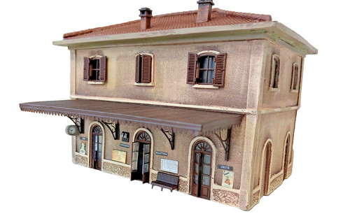 Stazione ferroviaria - stazione, h0