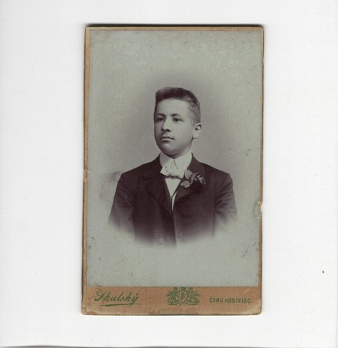 Foto cdv ragazzo raffinato - raffinato,