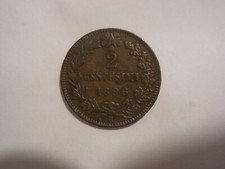 Umberto I 2 centesimi 1896 Rara