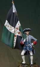 MERIDIANA MINIATURES - Regiment de la Reine 1754/1763 - resina 54mm - (FR54-104)