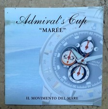 CORUM Admiral's Cup Marée Manual Instructions Booklet - ITA - NOS